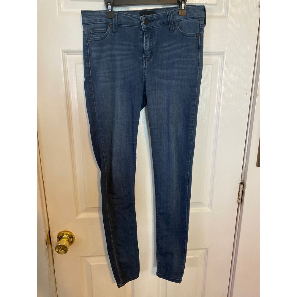 Celebrity Pink‎ Curvy Skinny Jeans Womens 5/27 Medium Wash Blue Stretch Denim